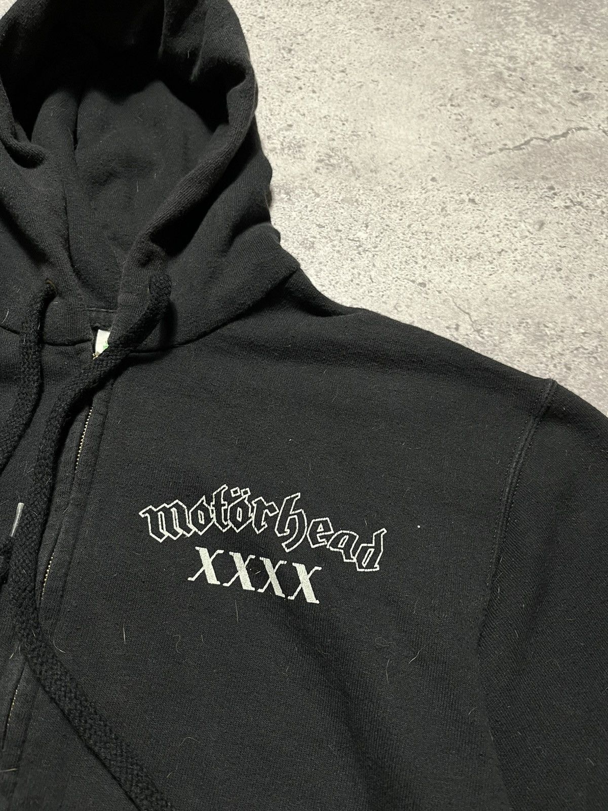 Vintage Vintage MOTORHEAD"Bad Magic"Rock band Faded black Zip Hoodie Size US M / EU 48-50 / 2 - 4 Thumbnail