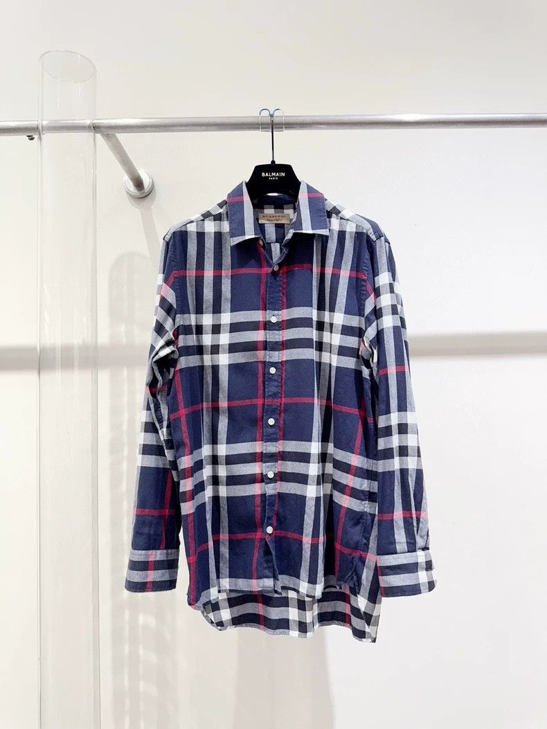 Burberry Burberry Checked Long Sleeve Shirt Size US M / EU 48-50 / 2 - 1 Thumbnail