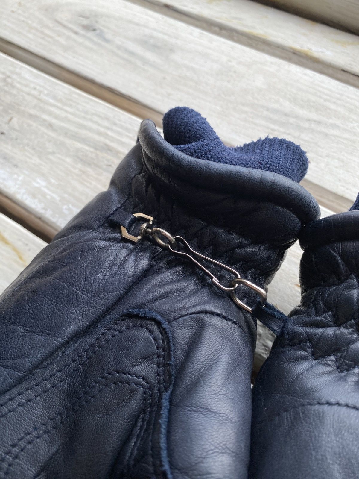 Hysteric Glamour × Japanese Brand HandMade Rare Vintage Y2K Leather Made in Japanese Gloves Size ONE SIZE - 13 Thumbnail