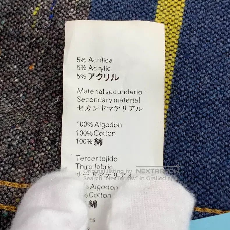 Loewe Loewe Colorful striped cotton collar single-breasted long Size US L / EU 52-54 / 3 - 7 Thumbnail