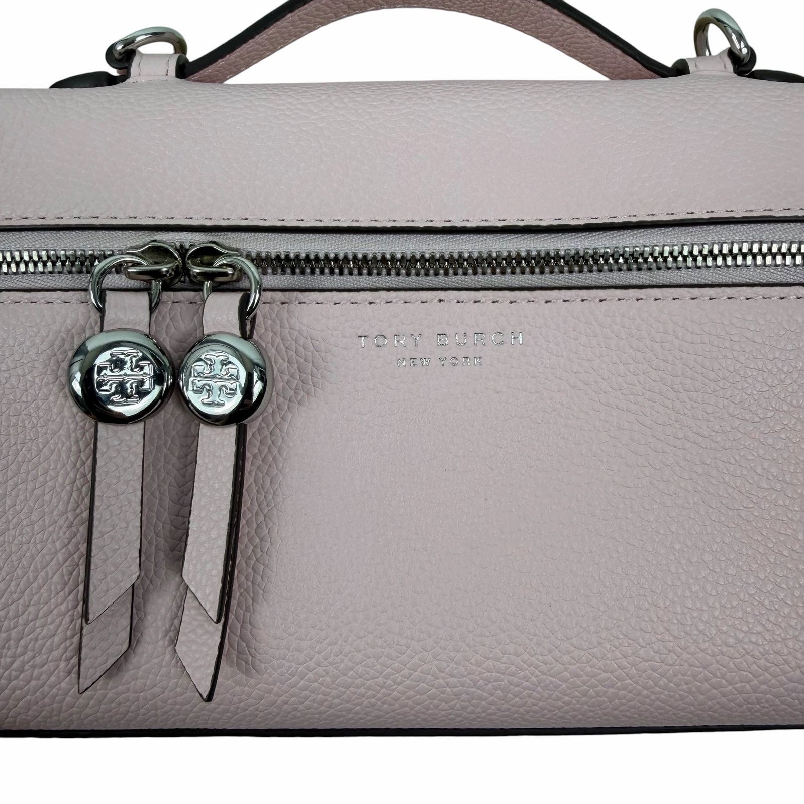 Tory Burch Tory Burch Slim Romy Top Handle Bag Leather Bag Rose Pink Size ONE SIZE - 11 Thumbnail