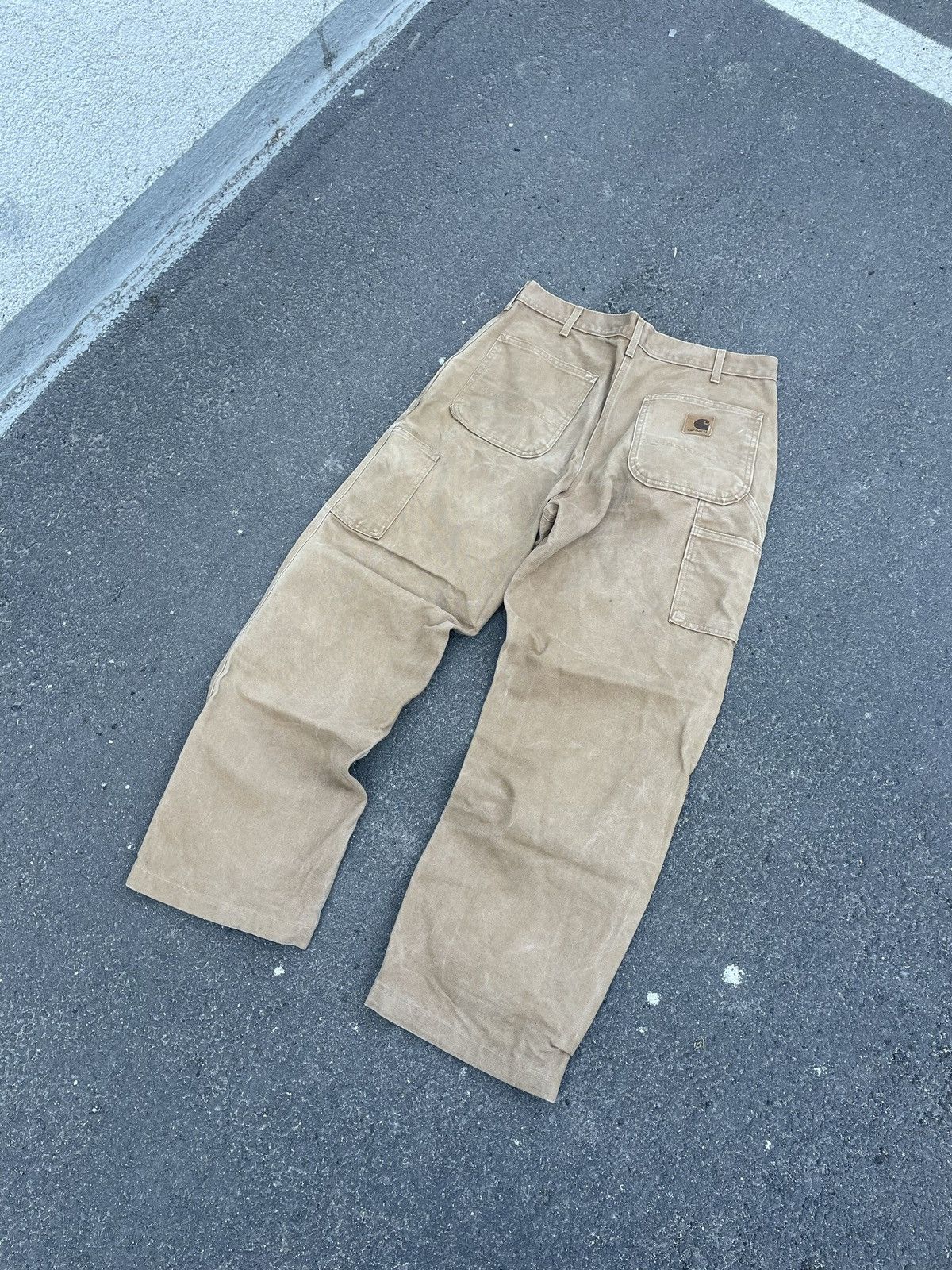 Carhartt Vintage Carhartt carpenter pants faded Size US 34 / EU 50 - 3 Thumbnail