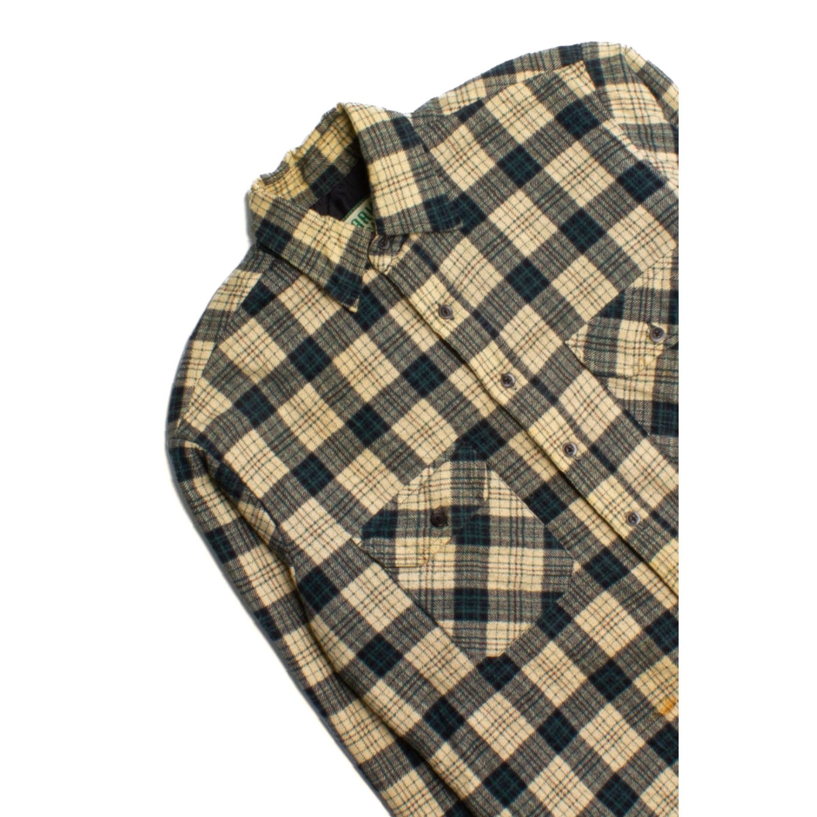 Vintage VINTAGE Ozark Trail Flannel Jacket 2000s Pastel Yellow Plaid Size M Size US M / EU 48-50 / 2 - 2 Thumbnail