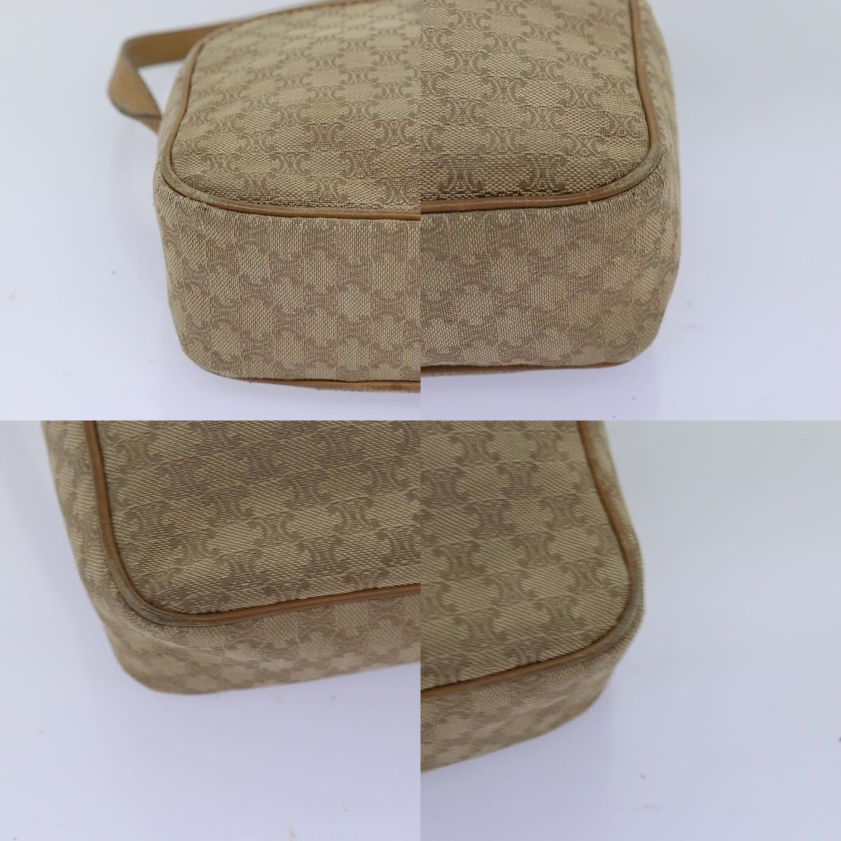Celine CELINE Macadam Canvas Shoulder Bag Beige Size ONE SIZE - 10 Thumbnail