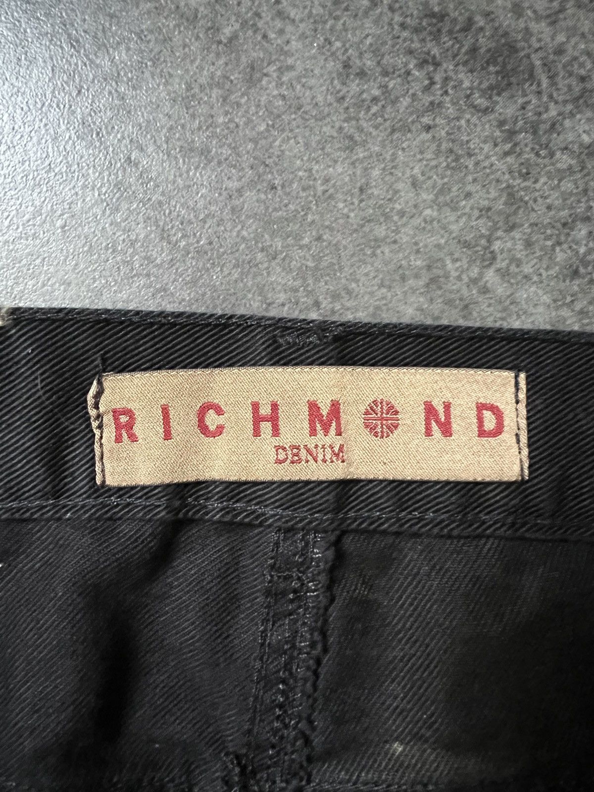 Designer × John Richmond × Vintage Vintage John Richmond “RICH” Tye dye jeans Size 26" / US 2 / IT 38 - 12 Thumbnail
