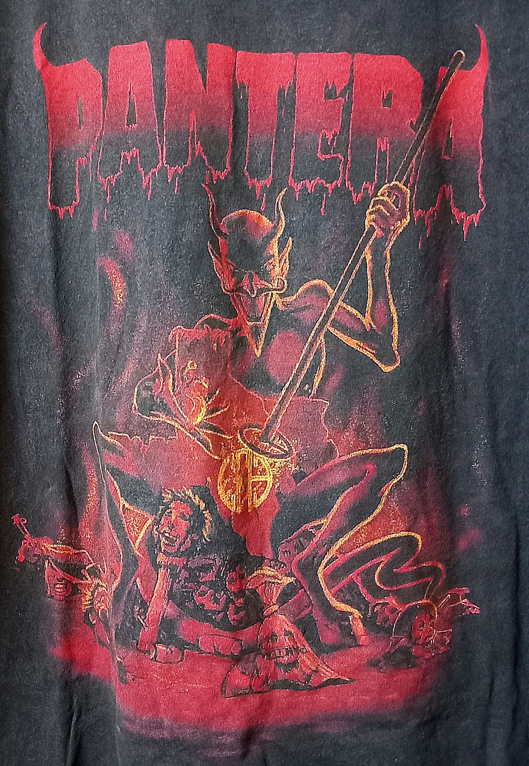 Band Tees Vintage 90s Pantera T-shirt Size US L / EU 52-54 / 3 - 3 Thumbnail