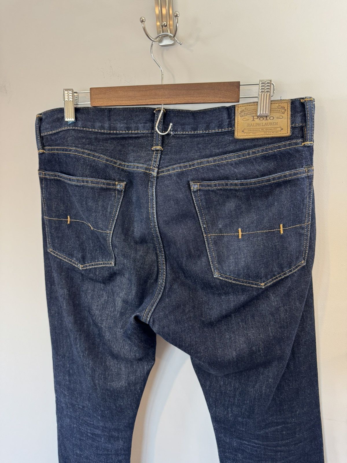 Polo Ralph Lauren Polo Ralph Lauren Hampton Straight Jeans, W35 x L32 Size US 35 - 5 Thumbnail