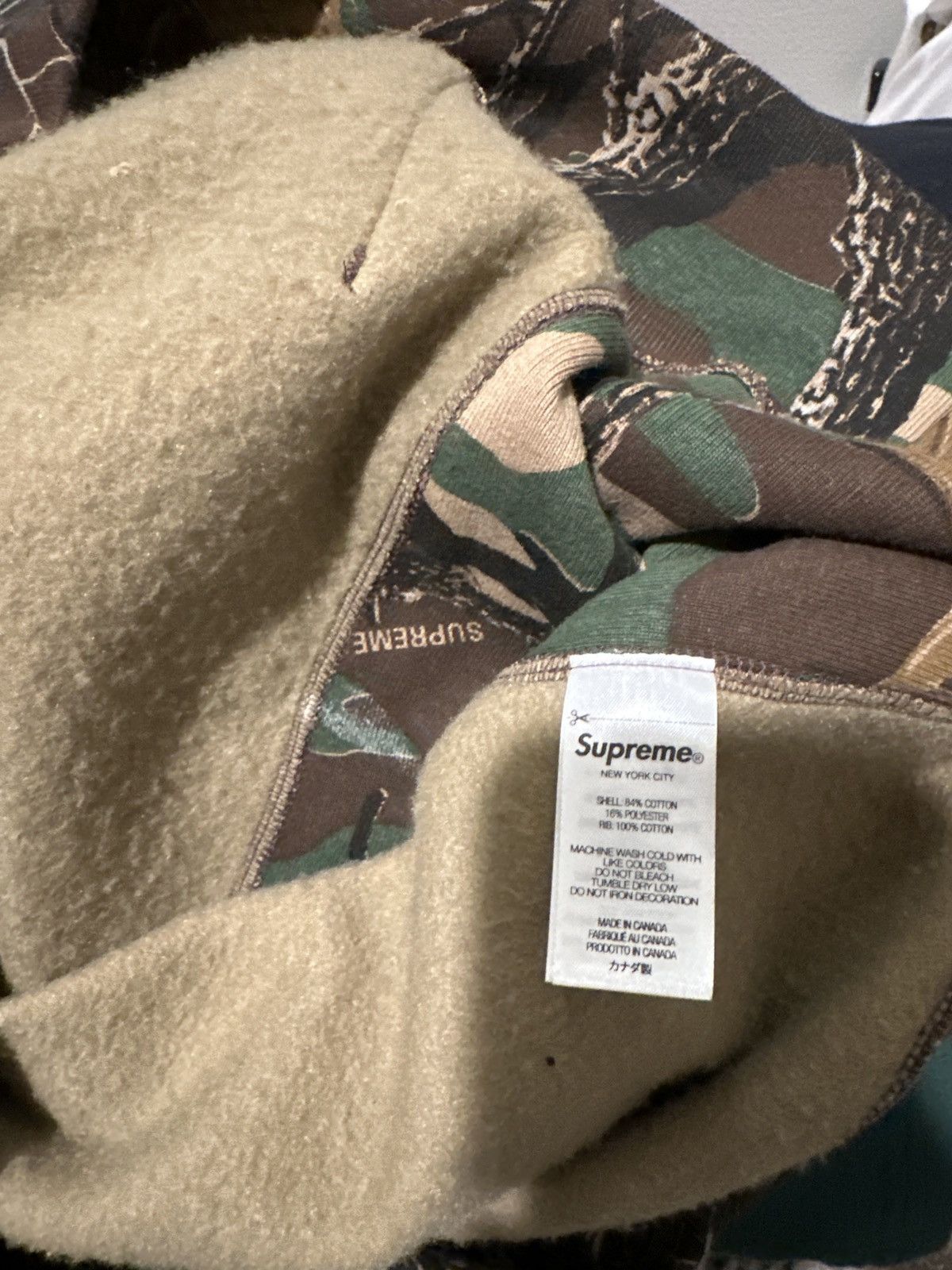 Supreme Supreme leaf camo hoodie size large Size US L / EU 52-54 / 3 - 4 Thumbnail