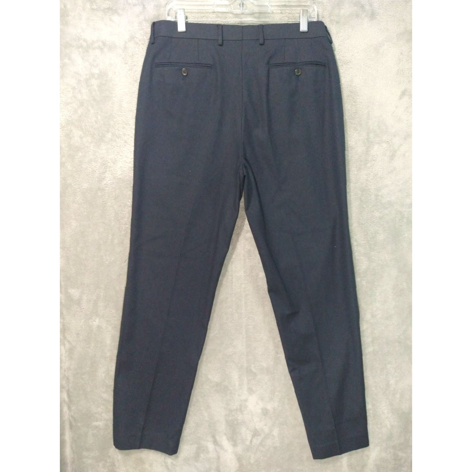 Ralph Lauren Ralph Lauren Dress Pants Mens 34x32 Blue Straight Leg Mid Rise Flat Front Dress Pants Mens Regular Blue 34 Inseam 32 Pants Size US 34 / EU 50 - 2 Thumbnail