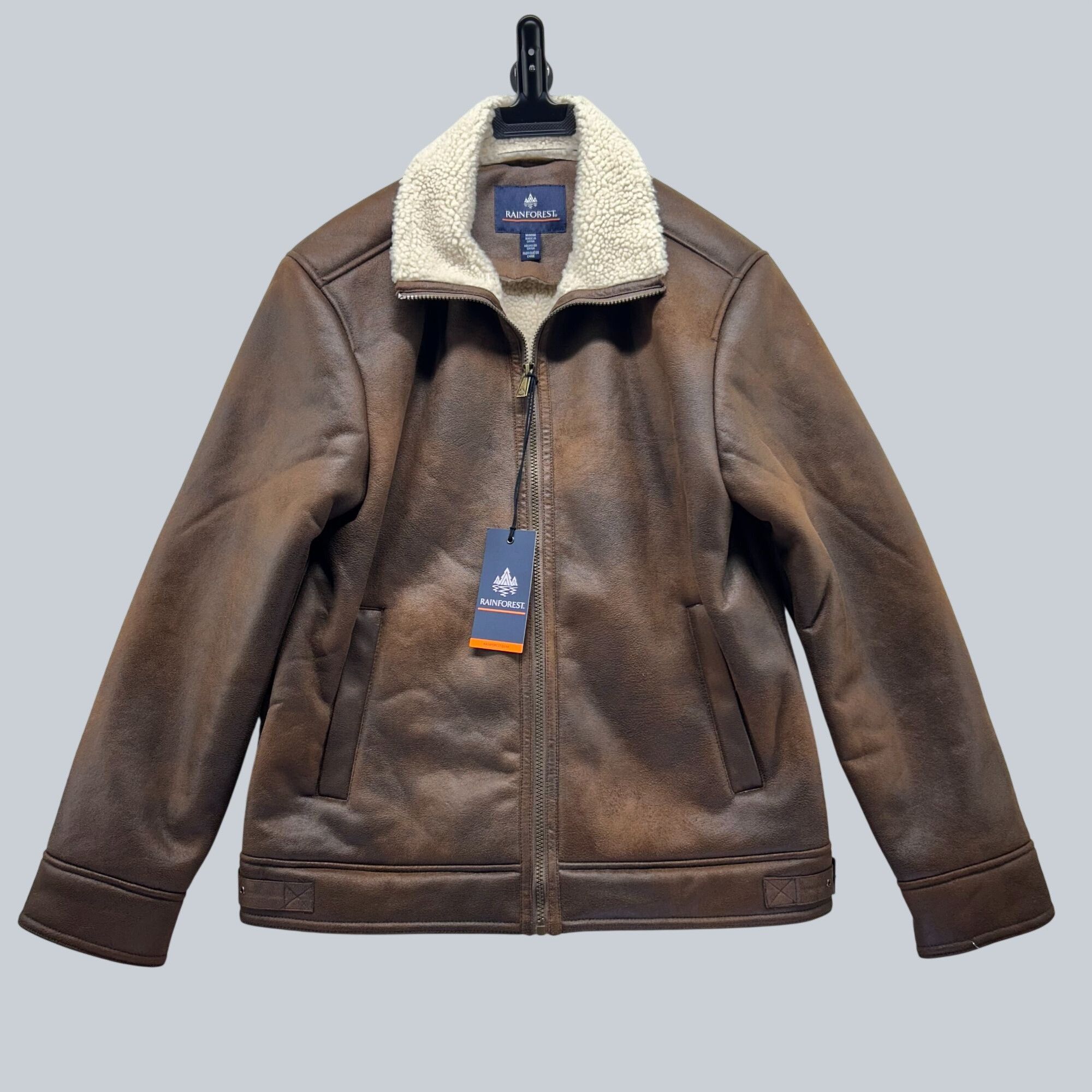 Rainforest Rainforest Sand Nubuck Faux Shearling Hipster Jacket Men's M Size US M / EU 48-50 / 2 - 1 Thumbnail