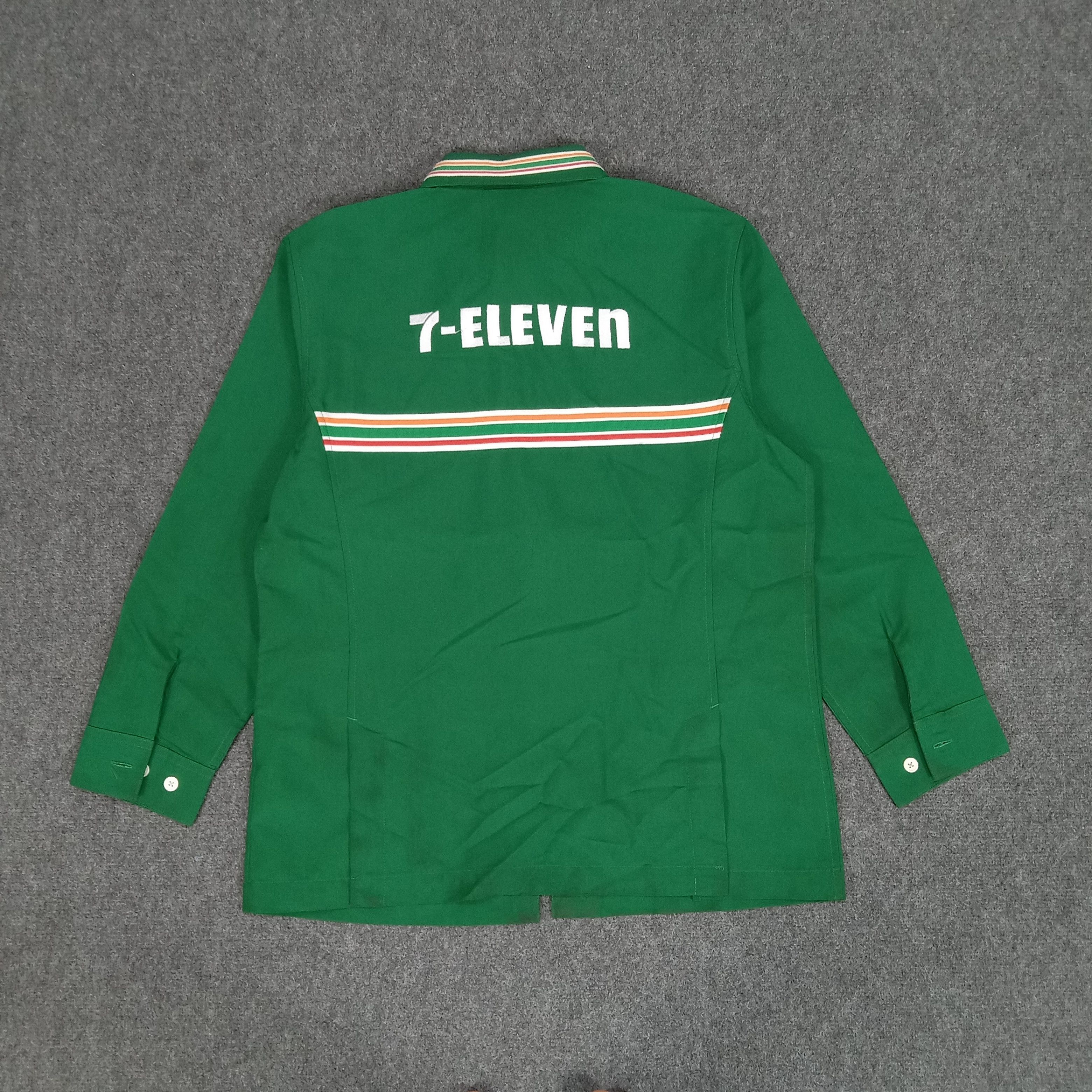 Japanese Brand × Vintage Vintage 7 Eleven Japanese Brand Uniform Jacket Size US S / EU 44-46 / 1 - 1 Thumbnail