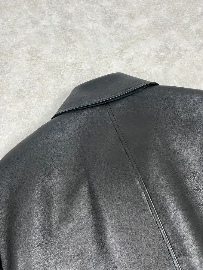 Yves Saint Laurent 2000s Yves Saint Laurent Black Leather Premium Jacket Size US M / EU 48-50 / 2 - 7 Thumbnail