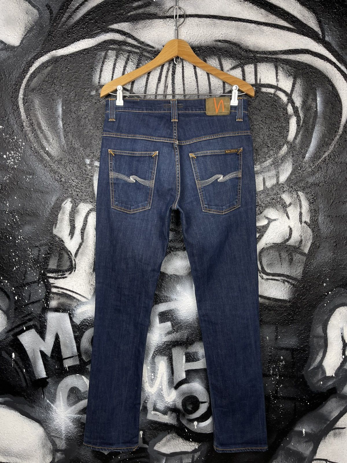 Nudie Jeans Nudie Jeans Co. Thin Finn Organic Denim Jeans Men’s Size 34 Size US 34 / EU 50 - 2 Thumbnail