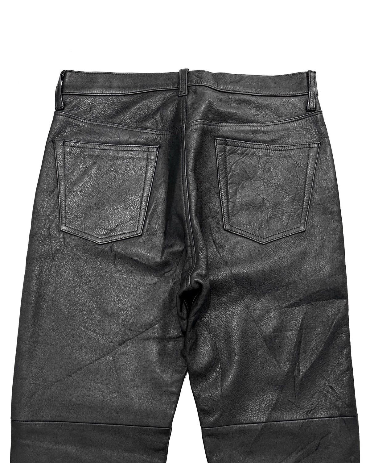 Genuine Leather × If Six Was Nine Men's Bigi Biker Leather Pants Size US 31 - 6 Thumbnail