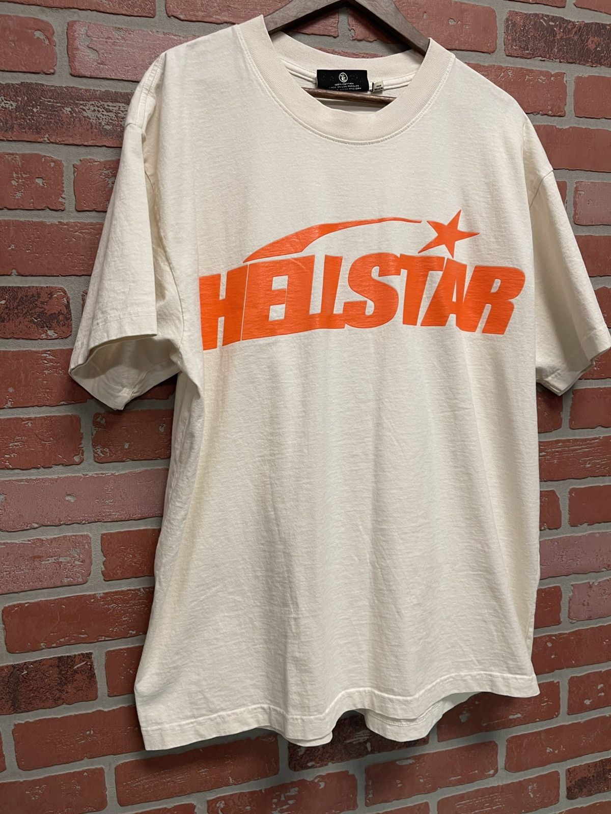 HELLSTAR Size XL - Hellstar Classic Tee Shirt Orange Print Size US XL / EU 56 / 4 - 2 Thumbnail