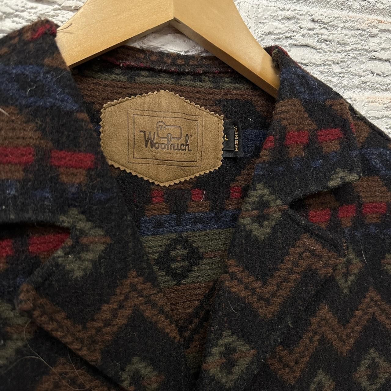 Woolrich Woolen Mills Vintage Aztec Woolrich 100% Wool Vest Men’s Large Size US L / EU 52-54 / 3 - 4 Thumbnail