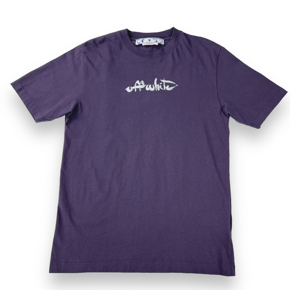 Off-White Off-White Paint Arrows Purple T Shirt Size US S / EU 44-46 / 1 - 2 Thumbnail
