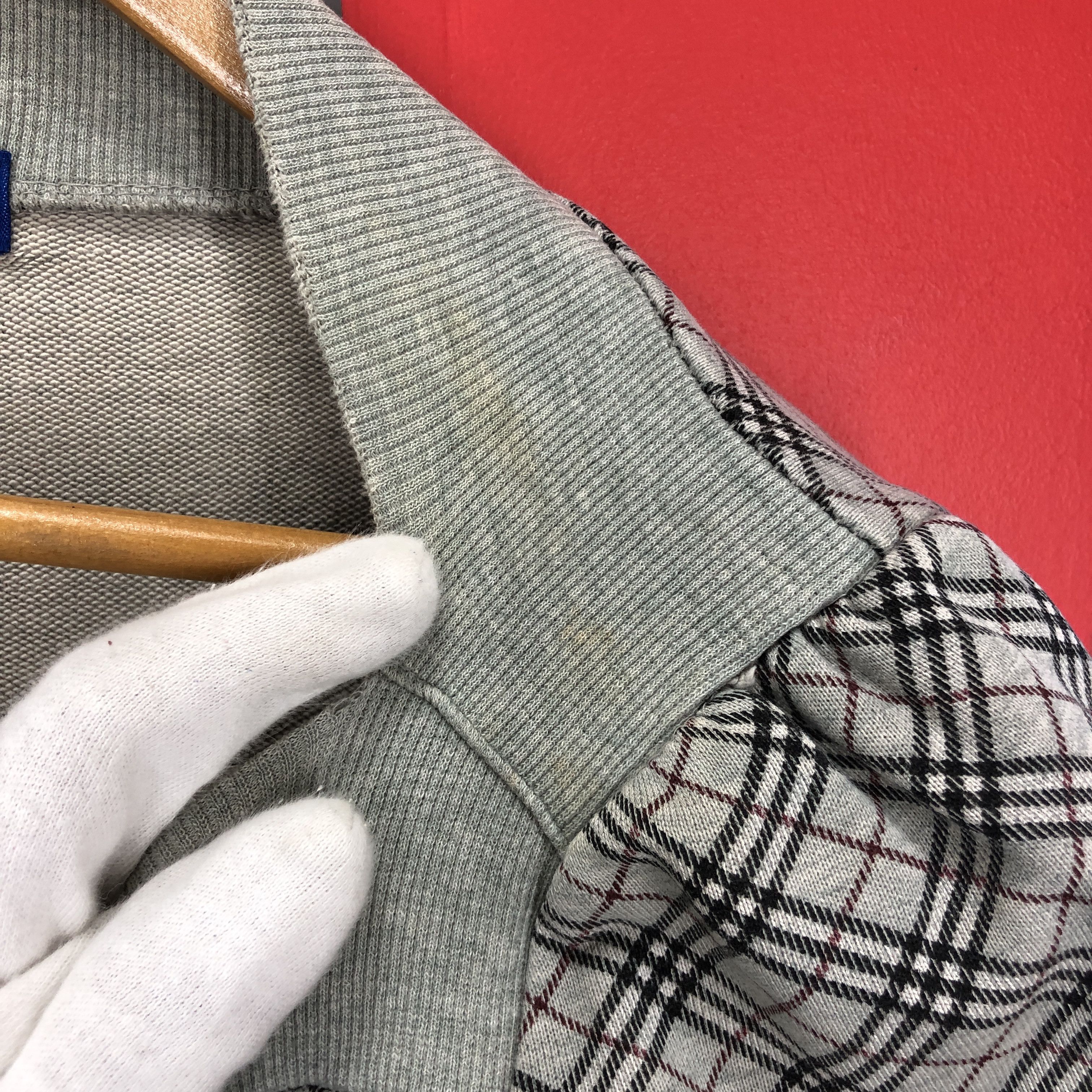 Burberry BURBERRY BLUE LABEL Checkered Sweatshirt #1603/02 Size XS / US 0-2 / IT 36-38 - 4 Thumbnail