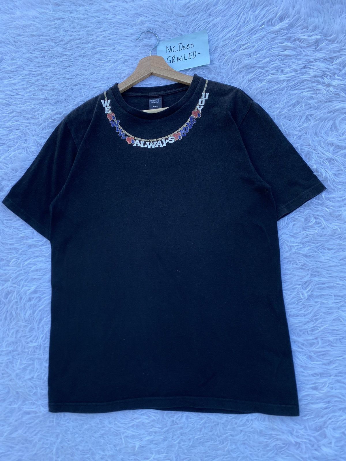 Number (N)ine Rare Number Nine “We Always Love You” Necklace Tee Size US L / EU 52-54 / 3 - 4 Thumbnail