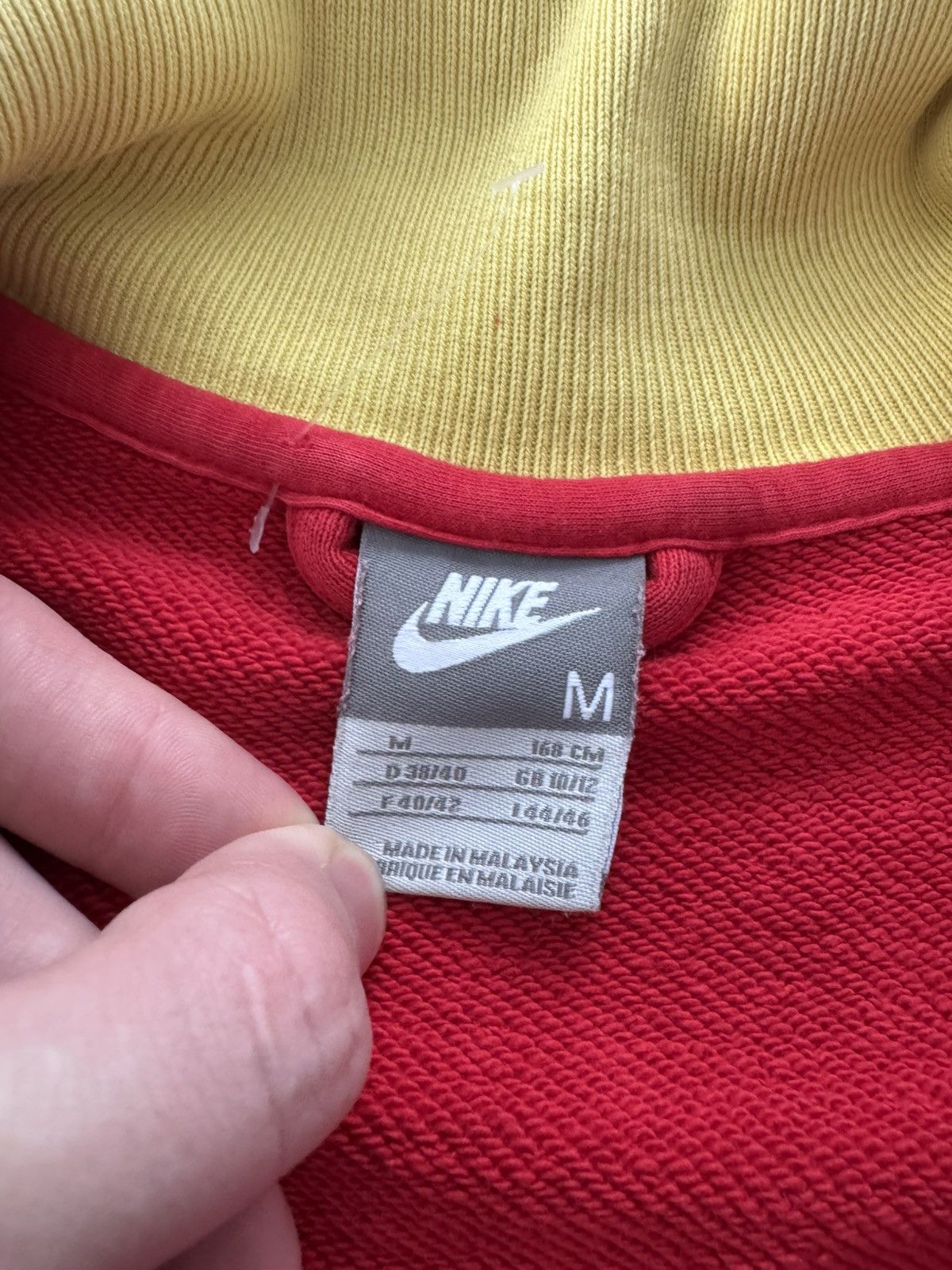Nike Vintage Nike Fire Sweatshirt Zip up swoosh y2k Size US S / EU 44-46 / 1 - 12 Thumbnail