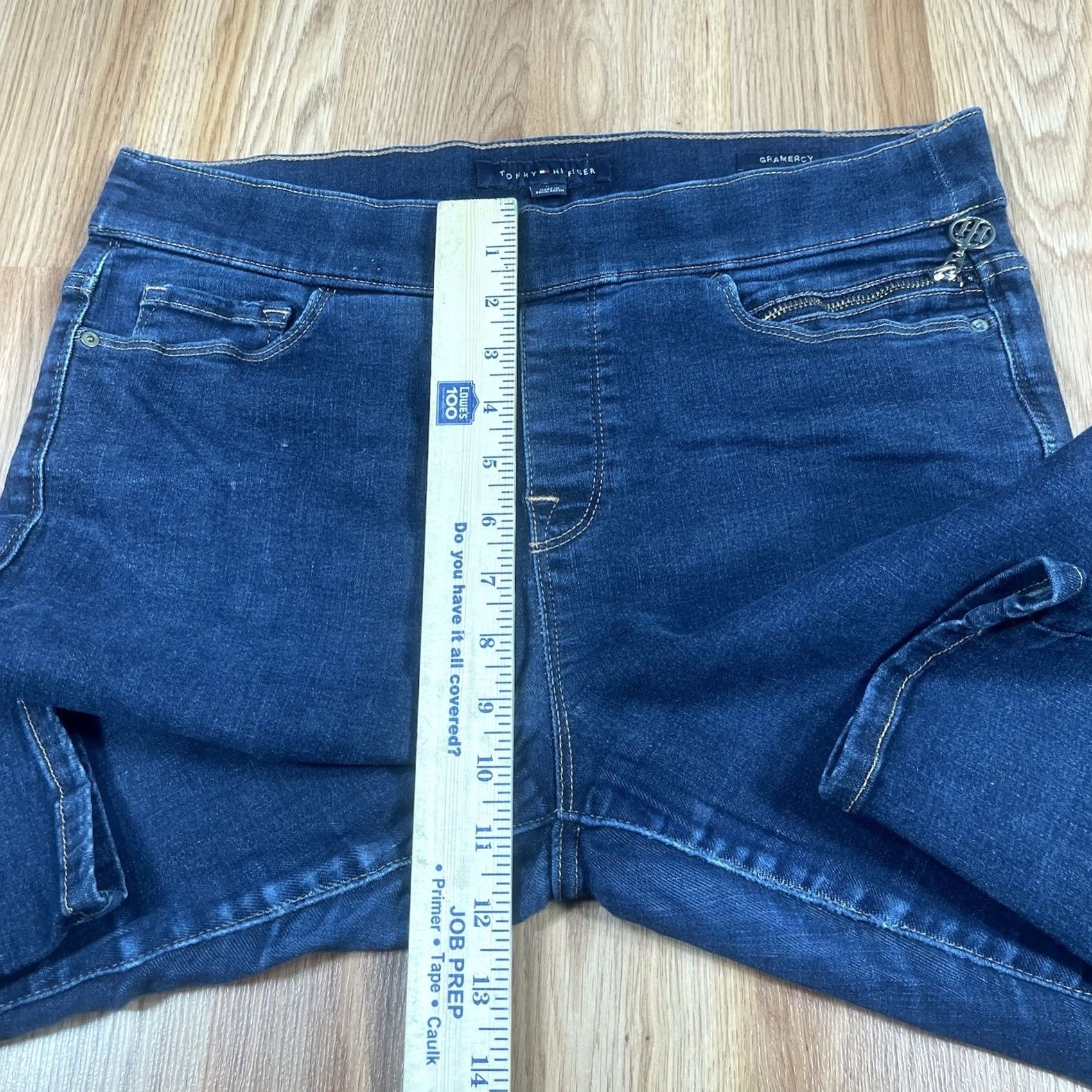 Tommy Hilfiger Tommy Hilfiger Jeans Womens Size 10 Gramercy Stretch High Rise Skinny Blue Denim Size 32" / US 10 / IT 46 - 7 Thumbnail