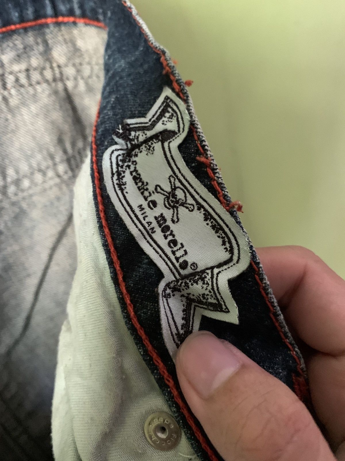 Frankie Morello Y2K Frankie Morello straight cut denim jeans Size US 35 - 6 Thumbnail