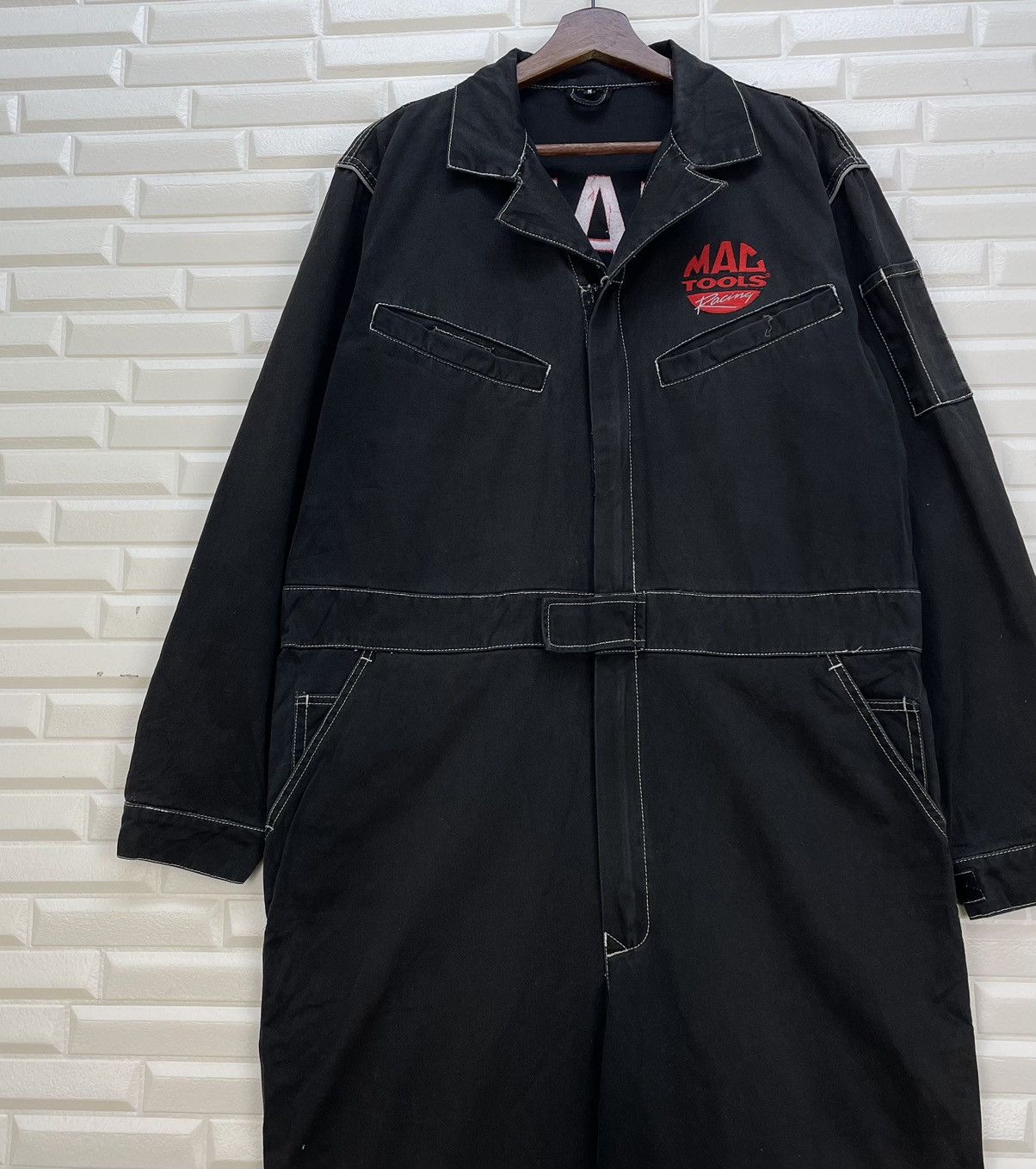 Sports Specialties × Vintage Vtg Overall Jumpsuit Worker Embroidery Logo Size US 42 / EU 58 - 5 Thumbnail