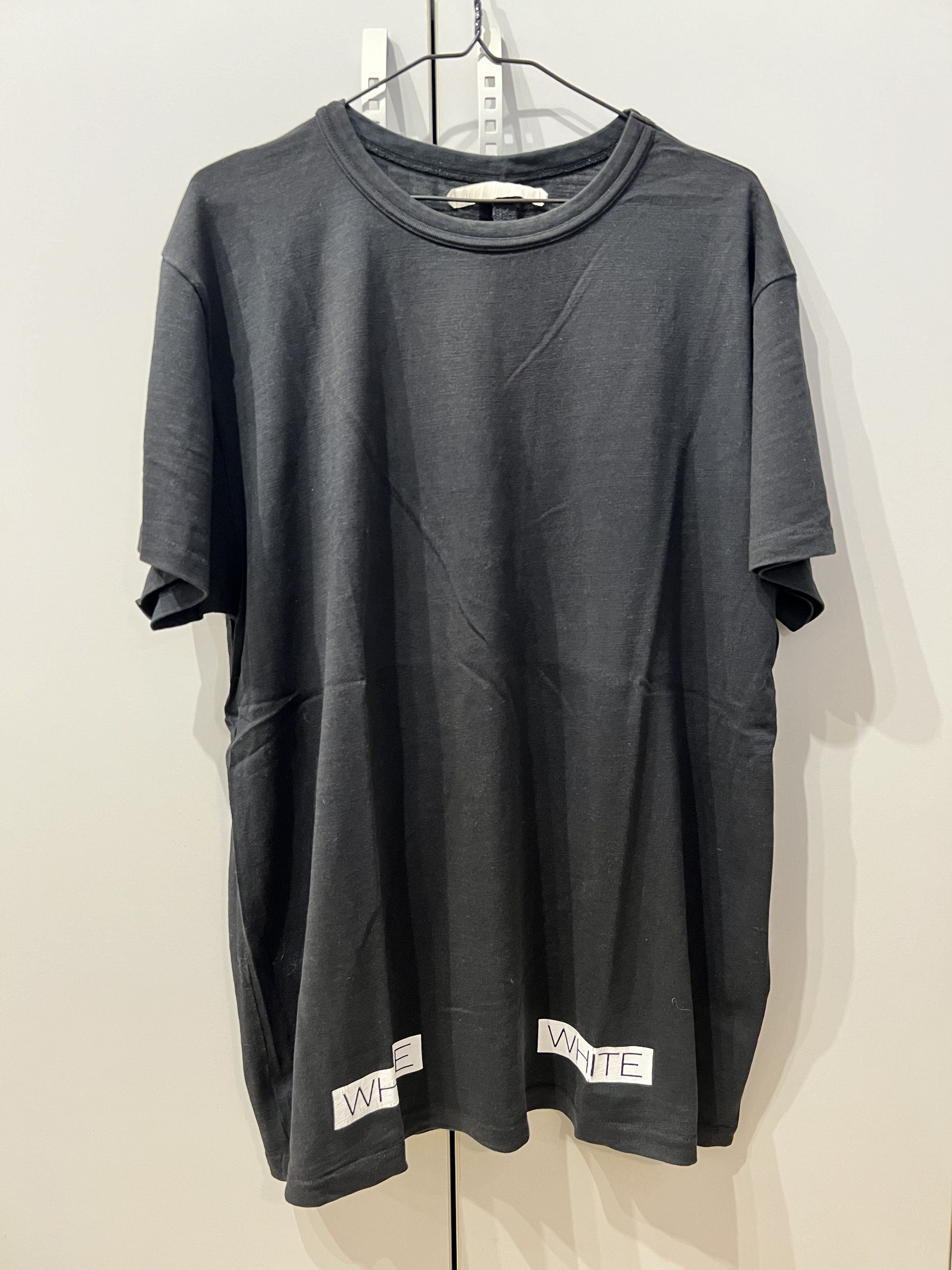 Off-White Off White Blue Collar T-Shirt Size US L / EU 52-54 / 3 - 1 Thumbnail