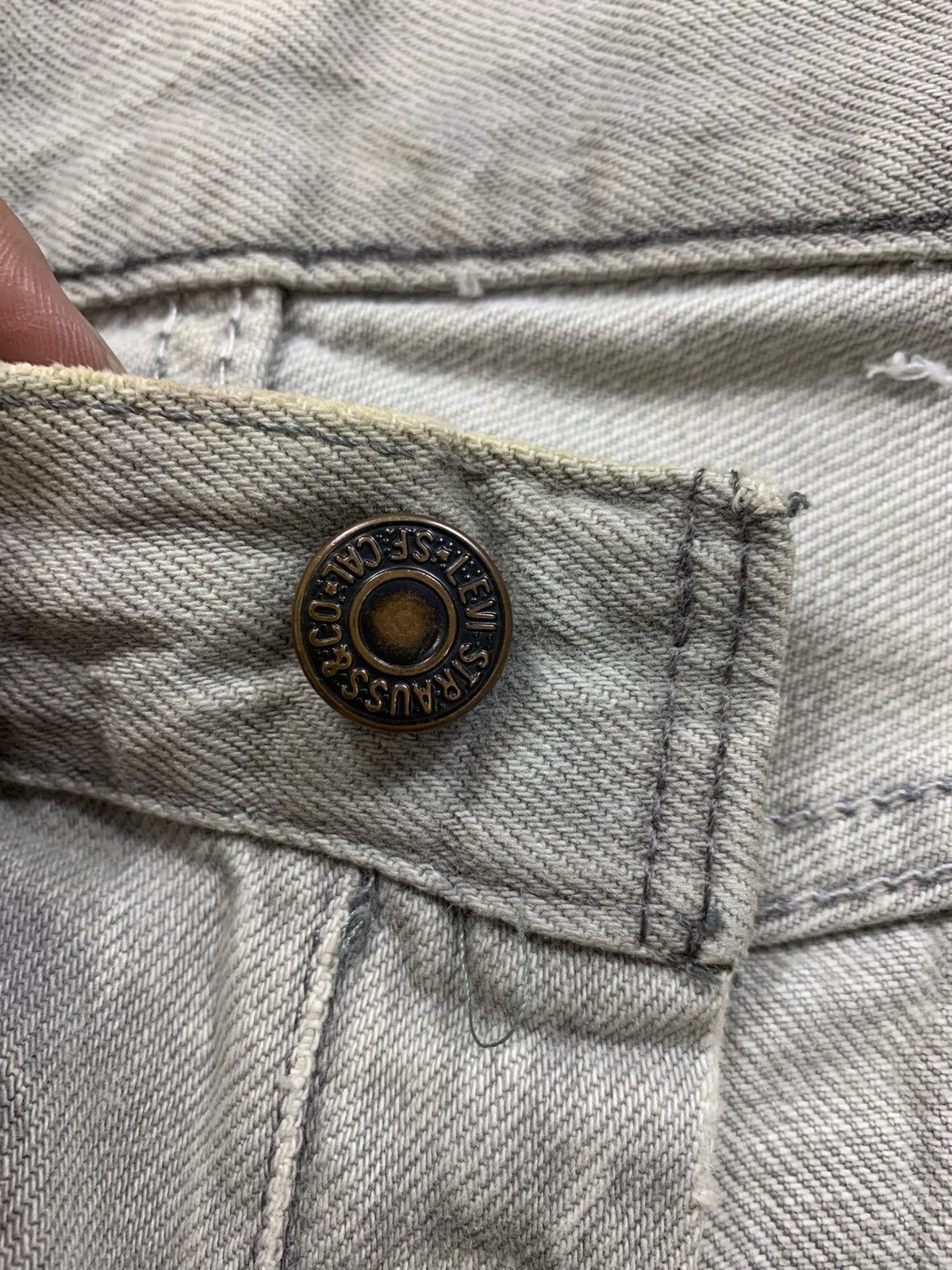 Levi's Vintage Clothing Vintage Levi's Made in Usa Distressed Denim pants Size US 29 - 8 Thumbnail
