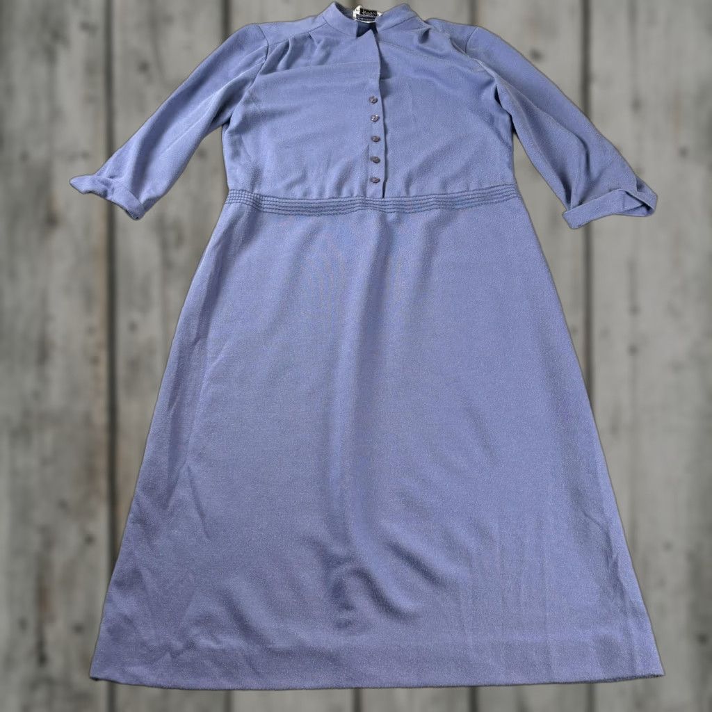 button front a line dress 60s/70s Dress in Red Polka Dots – Better Dresses Vintage main image 1
