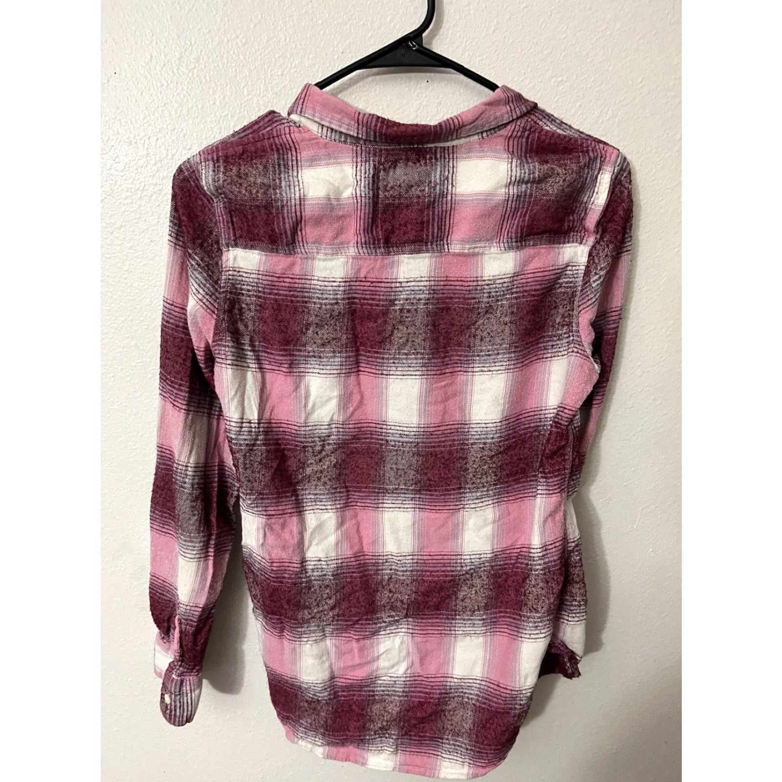 Gap Gap Button-Up Shirt Womens Plaid Pink Medium Size M / US 6-8 / IT 42-44 - 3 Thumbnail