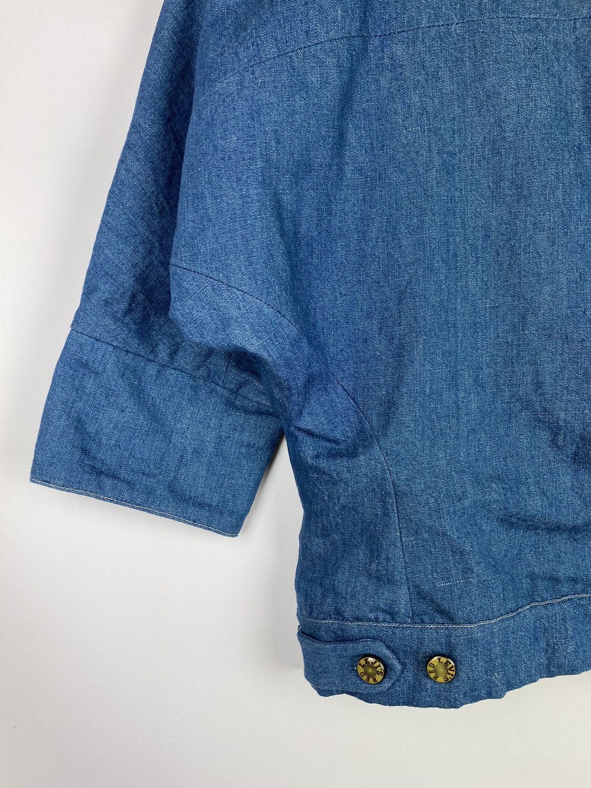 Levi's Vintage Clothing Rare Levi’s Vintage Clothing Red Jeans denim kimono jacket Size S / US 4 / IT 40 - 19 Thumbnail