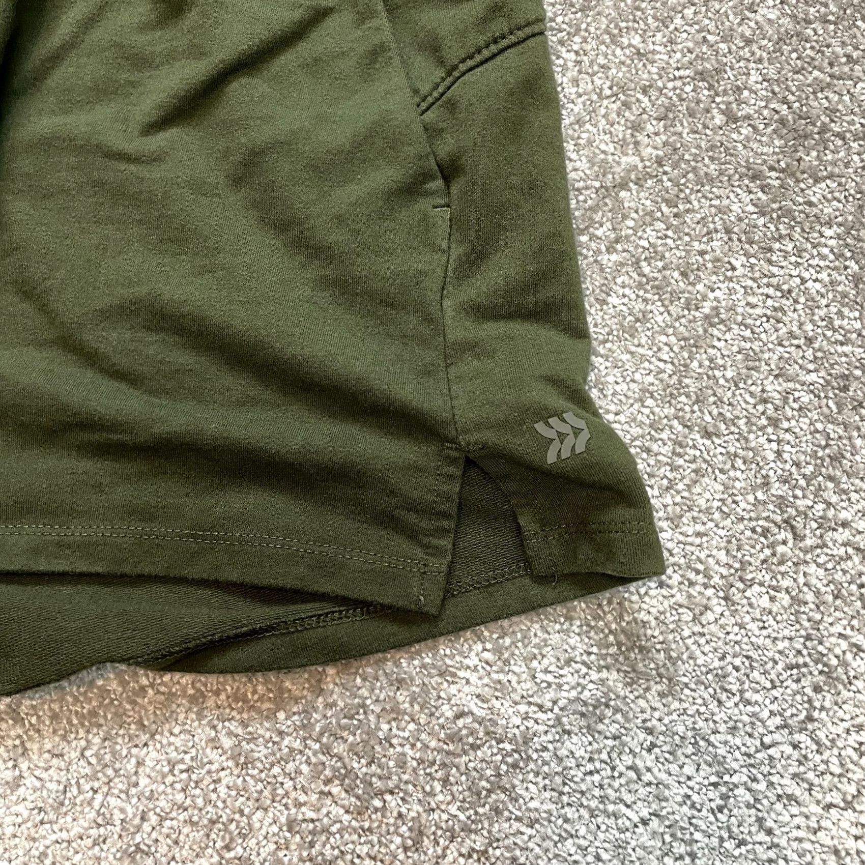 Vintage All in Motion Shorts womens XXL Green Soft Casual Drawstring Lounge 3" Sweat Size 25" / US 0 / IT 36 - 2 Thumbnail