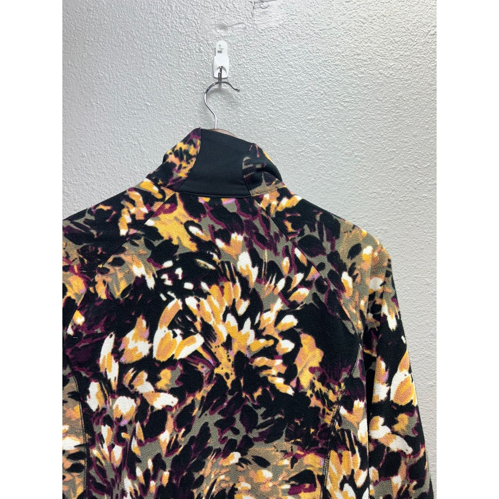 Vintage Womens Columbia Floral Print Fleece Sweatshirt Pullover M Size M / US 6-8 / IT 42-44 - 9 Thumbnail