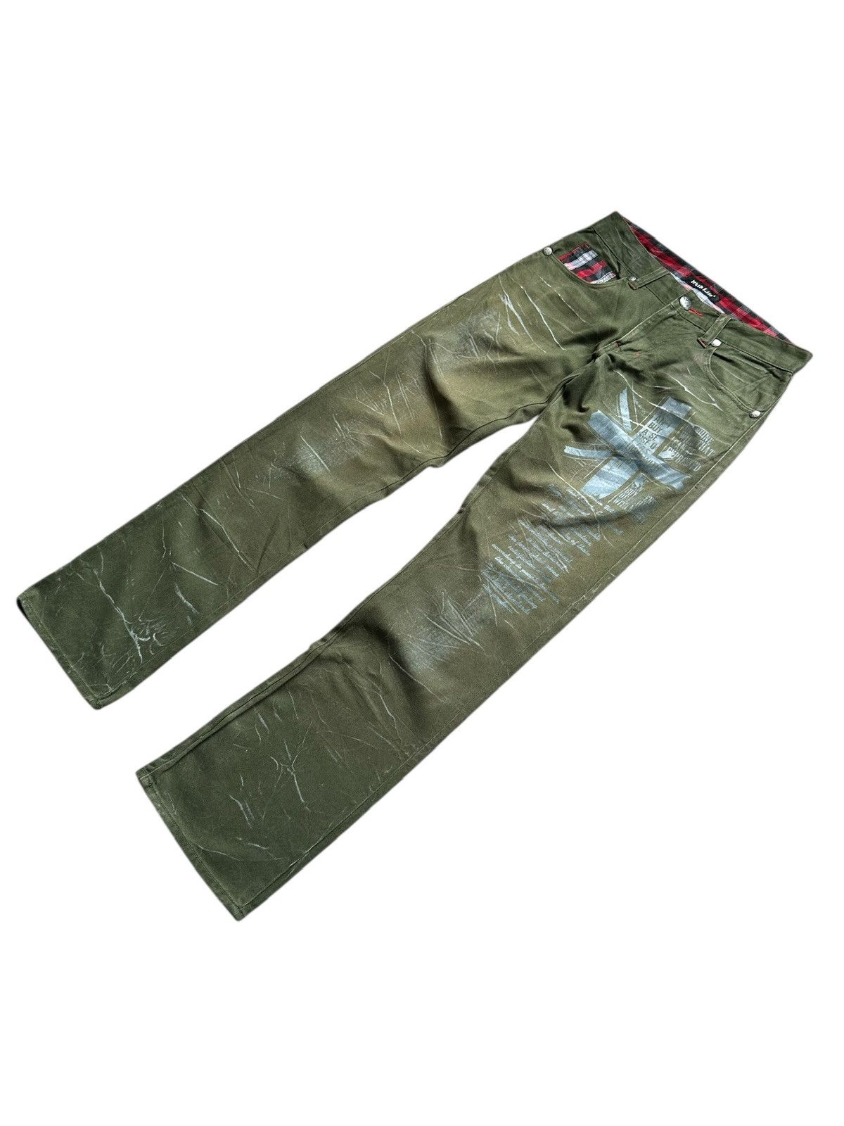 If Six Was Nine 00's Wild Life punk gothic statement pant Size US 30 / EU 46 - 3 Thumbnail