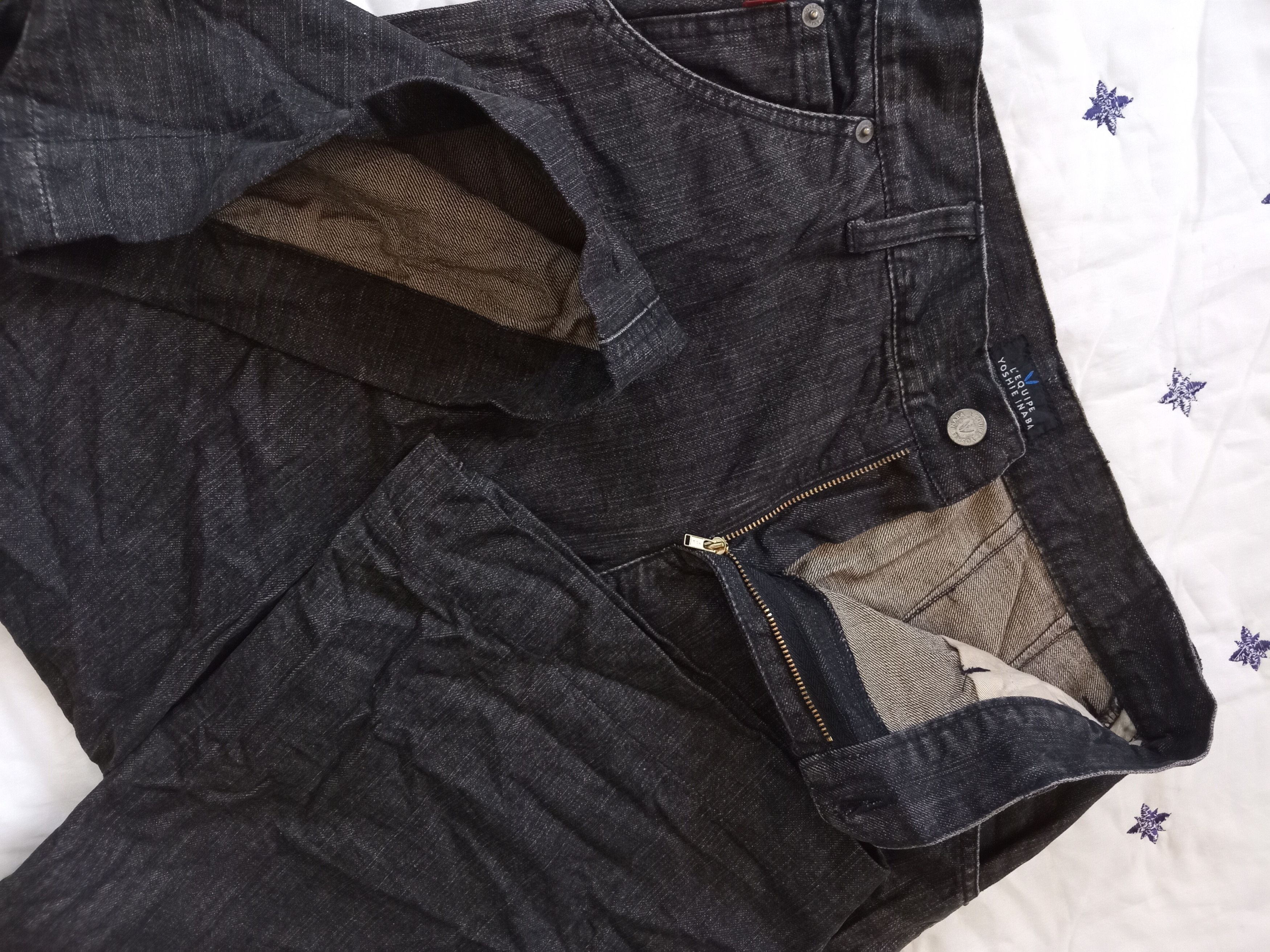 Japanese Brand × yoshie inaba L’equipe Yoshie Inaba Japanese Brand Wide Leg Jeans Size 29" - 6 Thumbnail