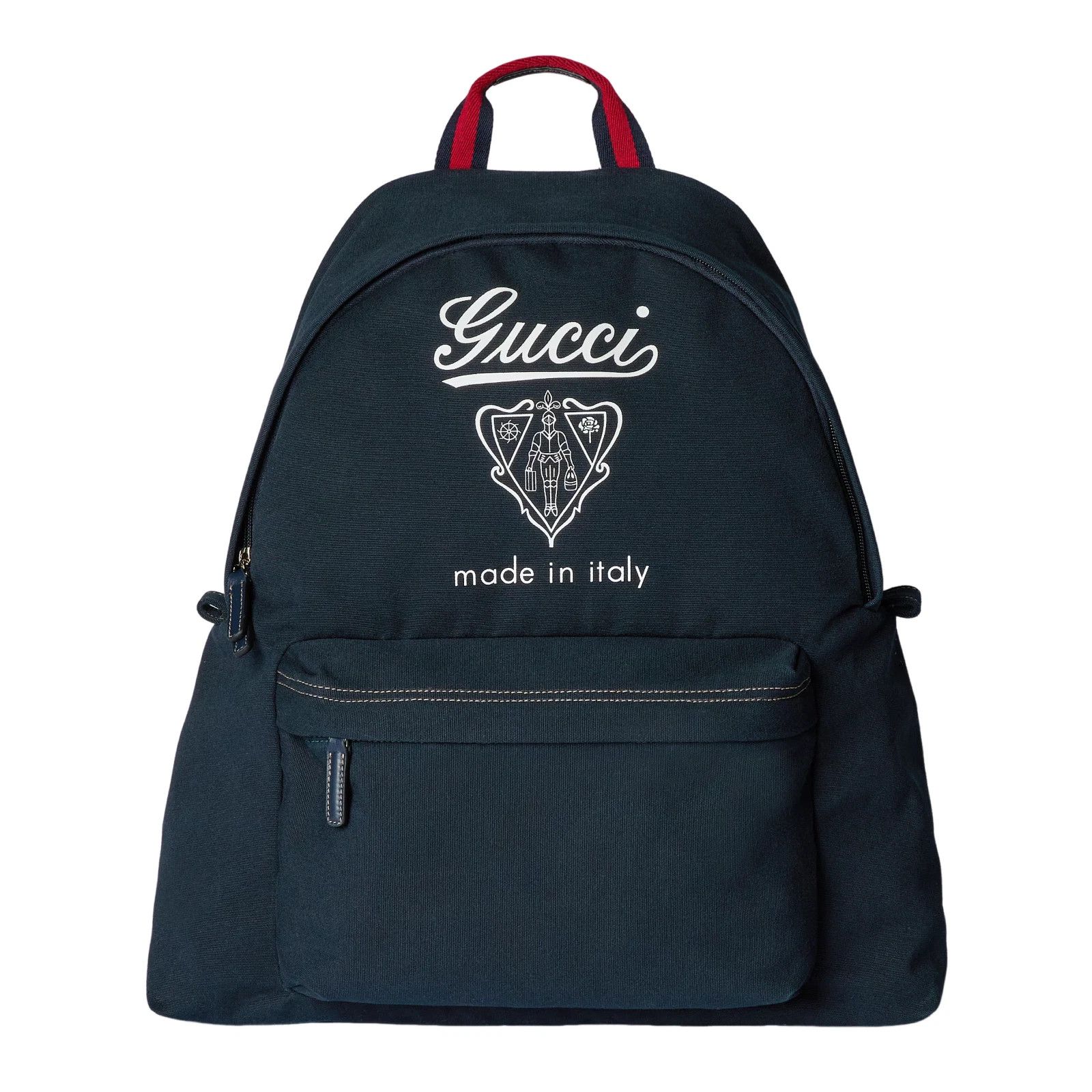 Gucci GUCCI Maxi $2300 Dark Blue Canvas Backpack New & Authentic Size ONE SIZE - 1 Thumbnail