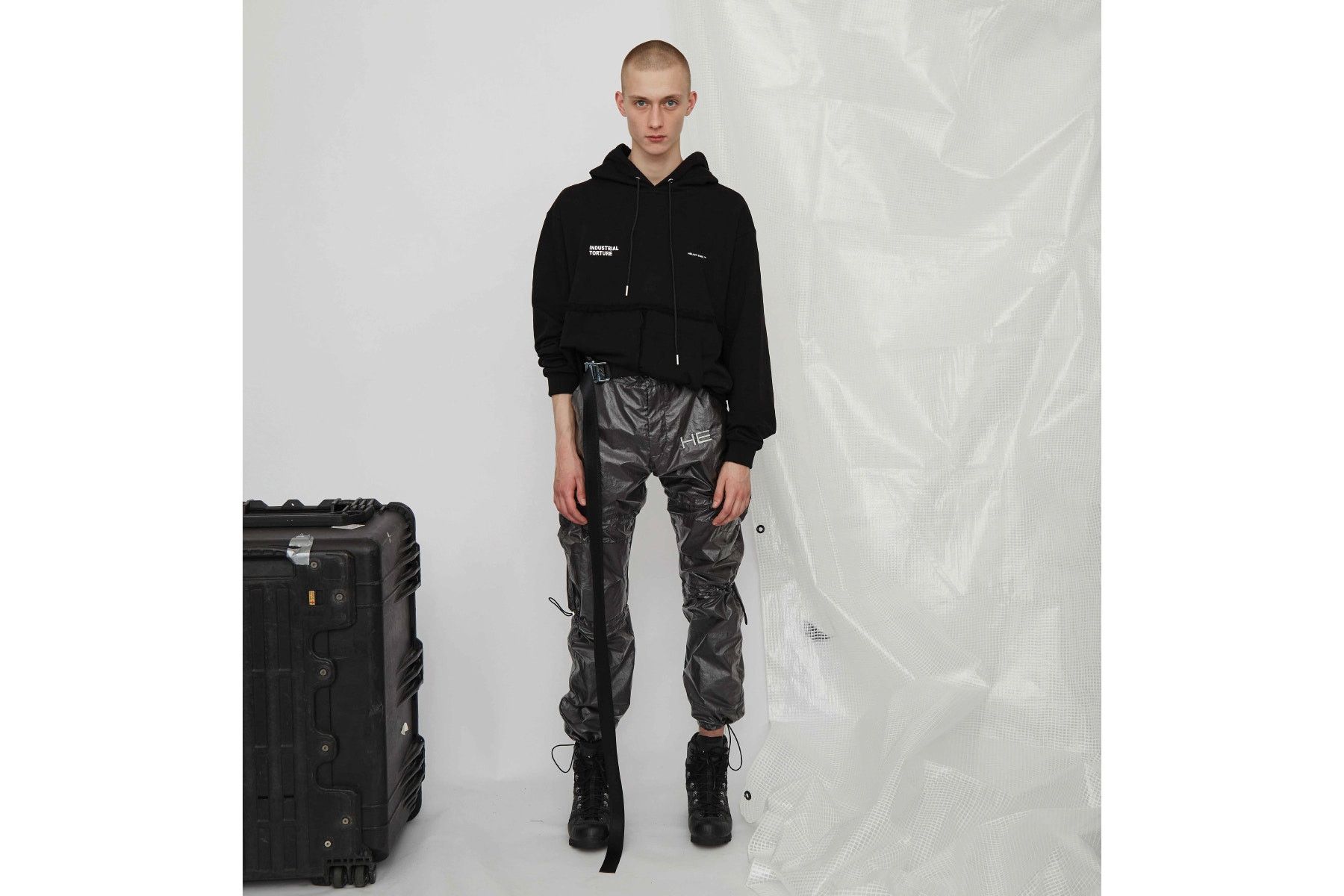 Heliot Emil *Final Drop* 18FW Heliot Emil Nylon Cargo Pants Size US 32 / EU 48 - 5 Thumbnail