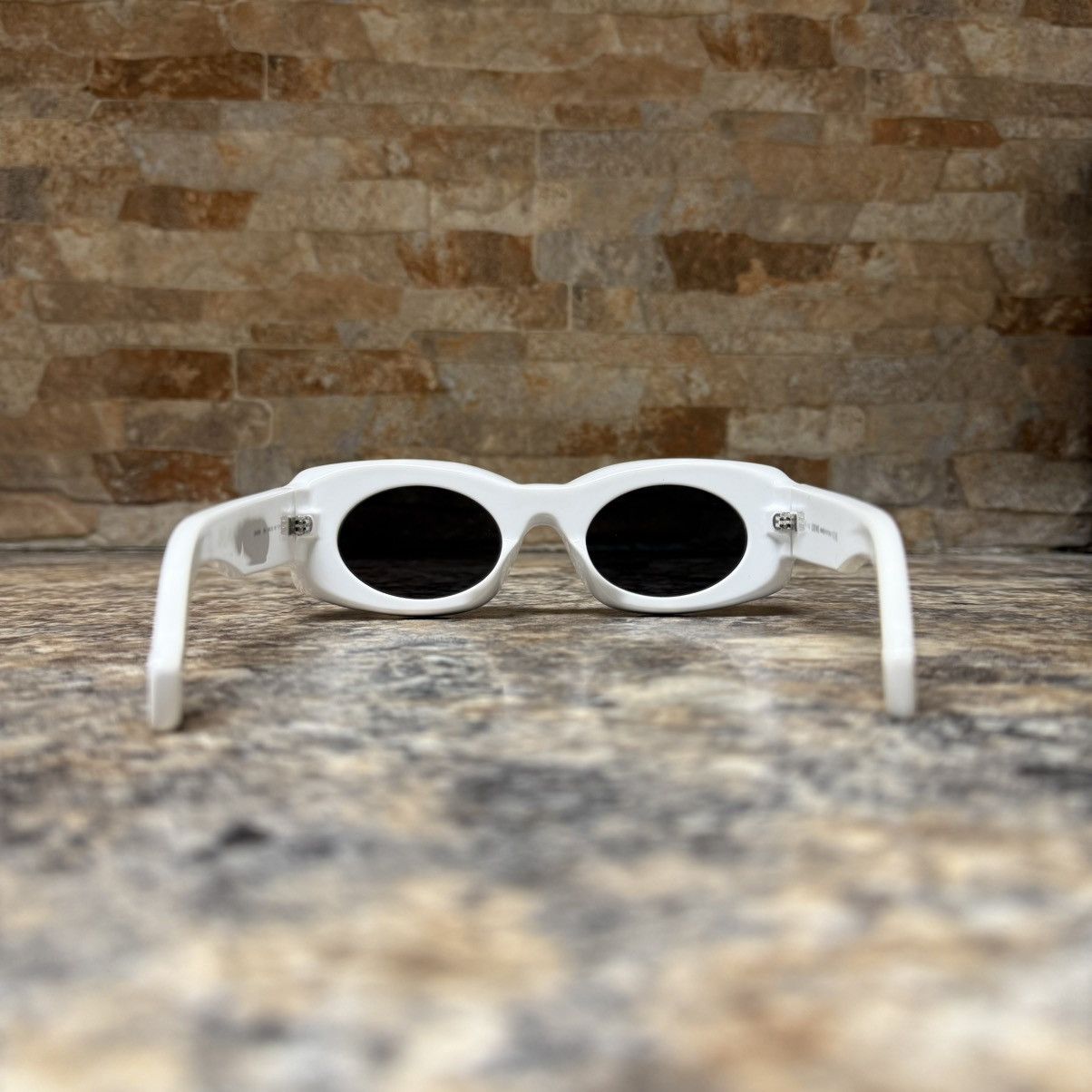 Loewe LOEWE PAULA'S IBIZA WHITE OLIVE/GREY LENS SUNGLASSES Size ONE SIZE - 9 Thumbnail