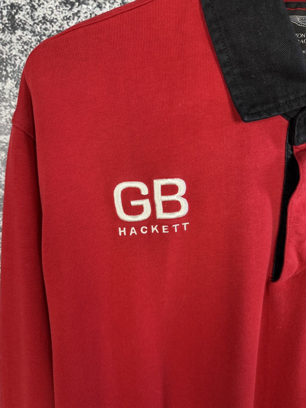 Hackett Men’s Aston Martin Racing Rugby Shirt Hackett GB Size 1XL Size US XL / EU 56 / 4 - 6 Thumbnail