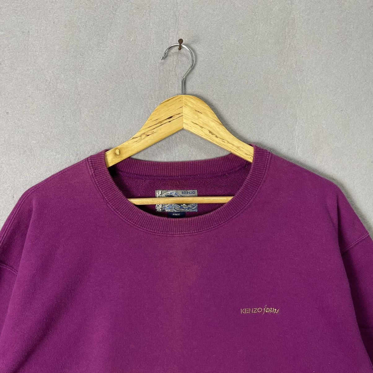 Kenzo Late 1990s Kenzo Jeans Logo Crewneck Sweatshirt(c.1997–1999) Size US M / EU 48-50 / 2 - 4 Thumbnail