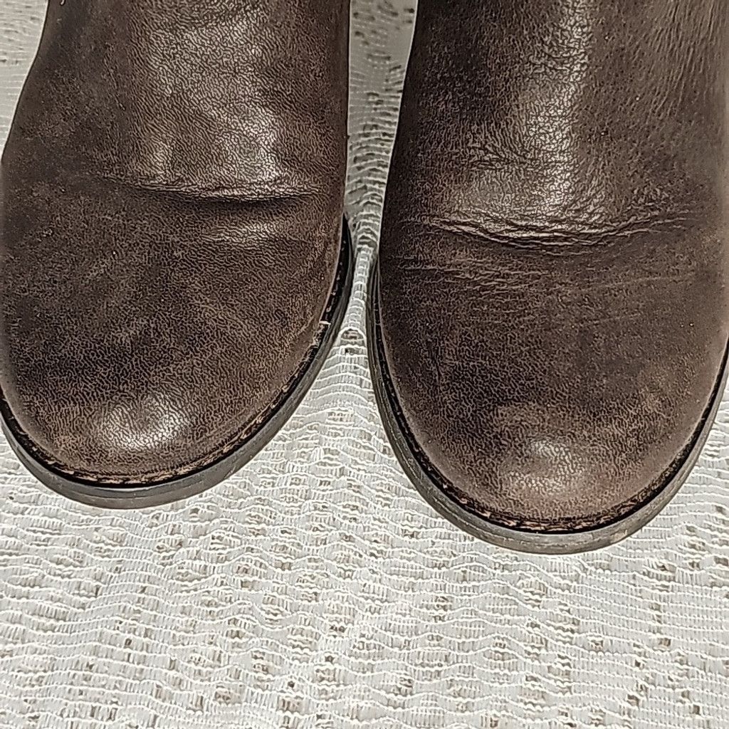 Lucky Brand Lucky Brand Yorque leather brown wedge ankle boots sz 8 Size US 8 / IT 38 - 4 Thumbnail