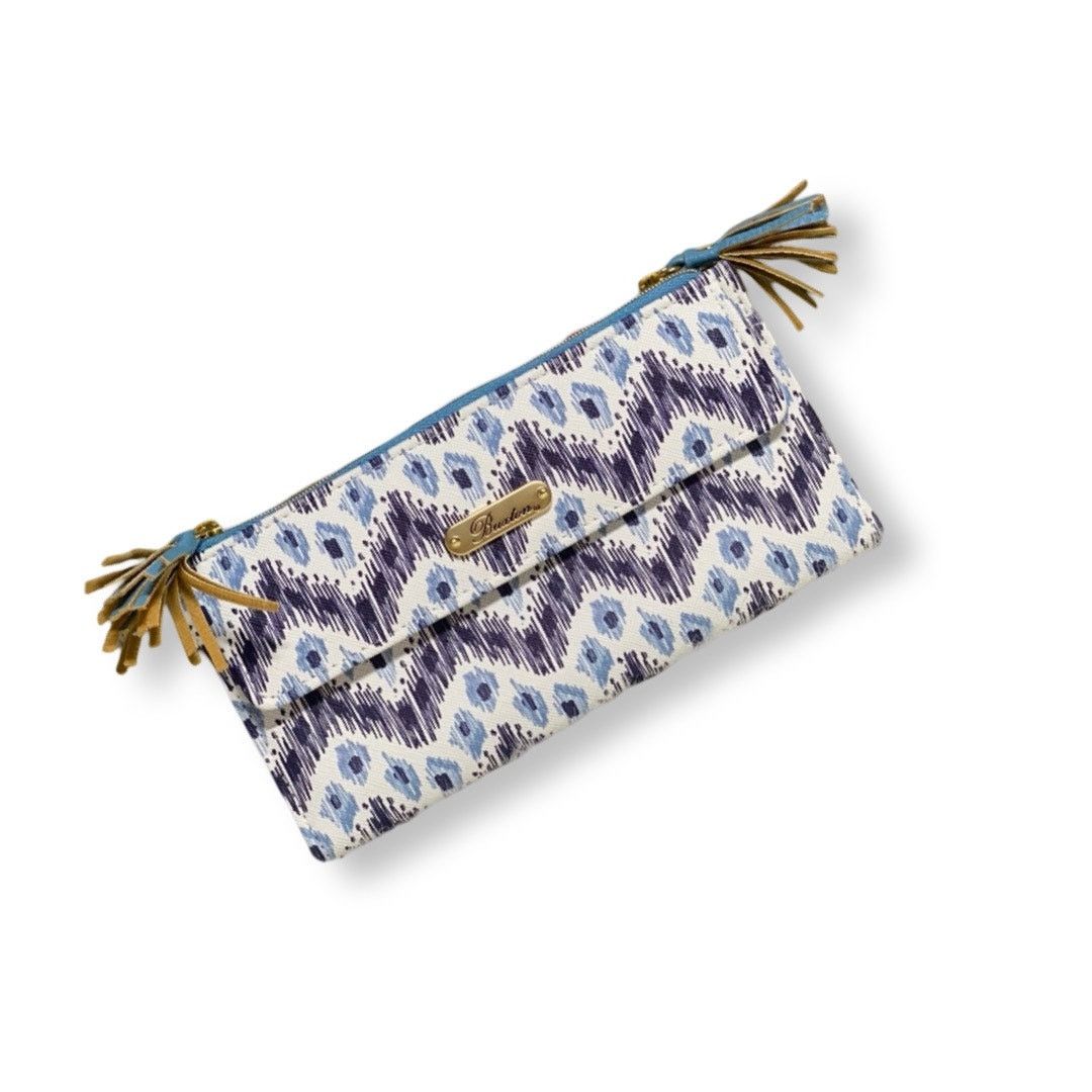 Goods NWT Buxton Chevron Pattern Multi Compartment Tassel Wallet Size ONE SIZE - 1 Thumbnail