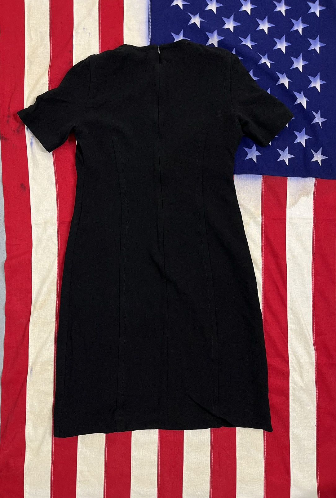 Prada Prada Black Short Sleeve Dress Minimal Size L / US 10 / IT 46 - 4 Thumbnail