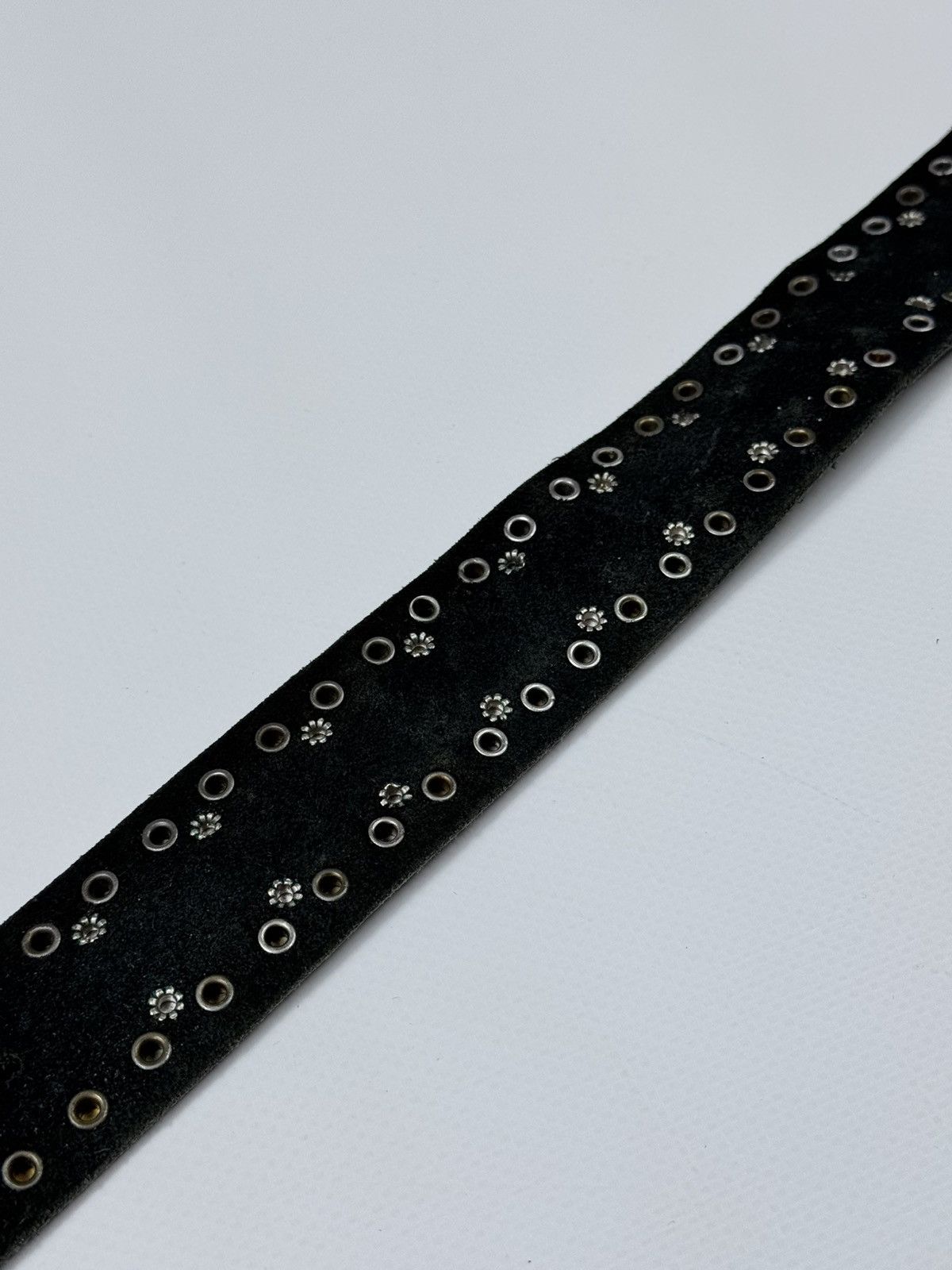 Other Y2K Rhinestone Embellished Leather Belt Size ONE SIZE - 12 Thumbnail