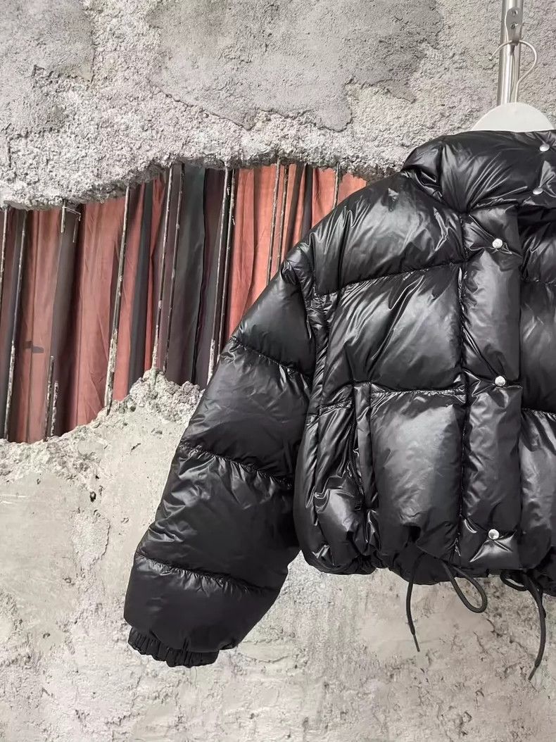 Prada Prada Size 36 Black triangle label short bread down jacket Size US M / EU 48-50 / 2 - 3 Thumbnail