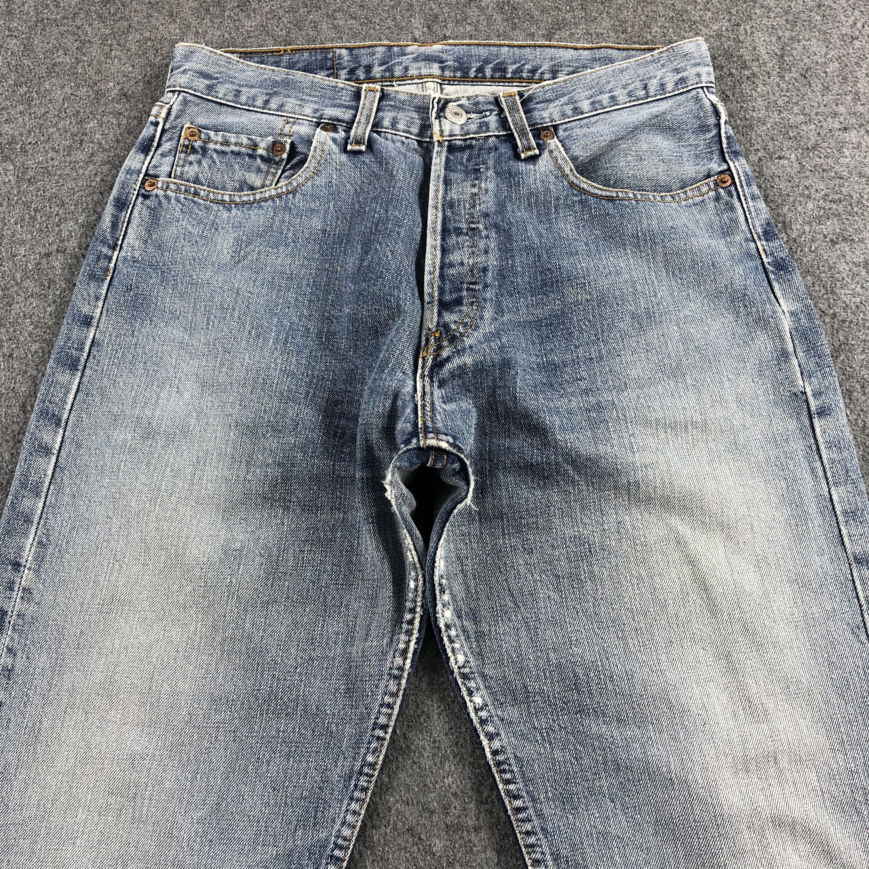 Levi's Vintage 90s Light Wash Levis 517 Jeans-J1921 Size US 30 / EU 46 - 3 Thumbnail