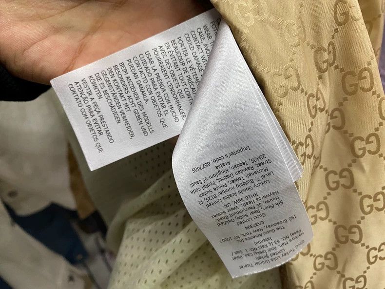 Gucci Gucci Size 38 Khaki full-print old flower hooded jacket Si Size US XS / EU 42 / 0 - 6 Thumbnail