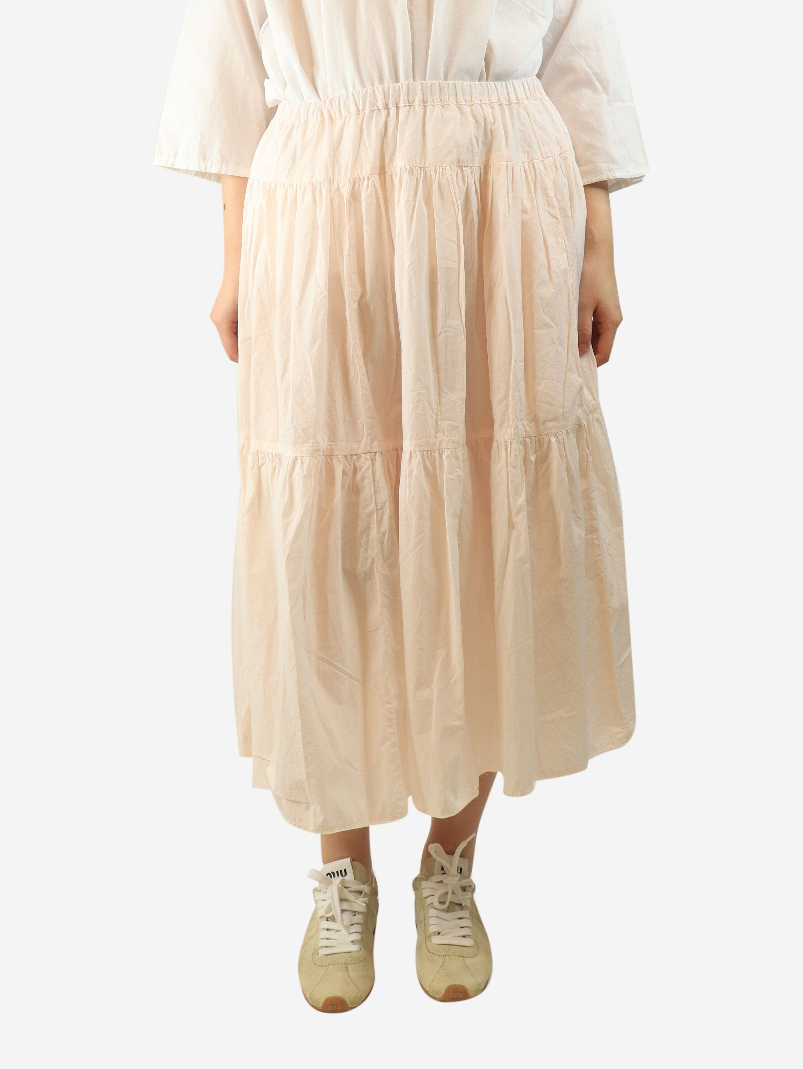 Other White puffy pleated midi skirt - M Size 30" / US 8 / IT 44 - 1 Thumbnail