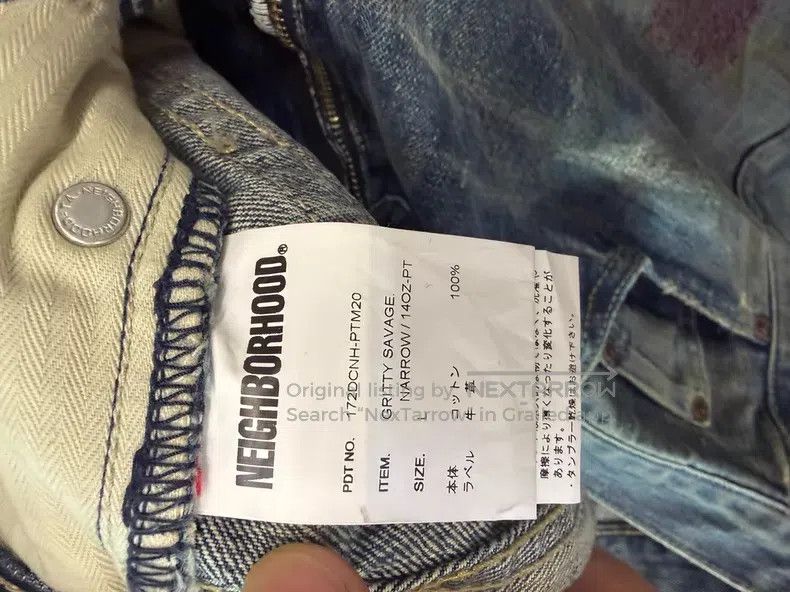 Neighborhood Neighborhood size L Colorful Oil Stain Jeans Size US 27 - 3 Thumbnail